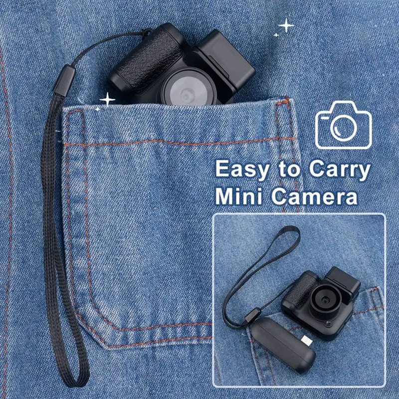 XB-Monoreflexes Style Mini Camera HD1080P CMOS With LCD Screen Flash Lamp And Battery Dock Portable Video Recorder DV