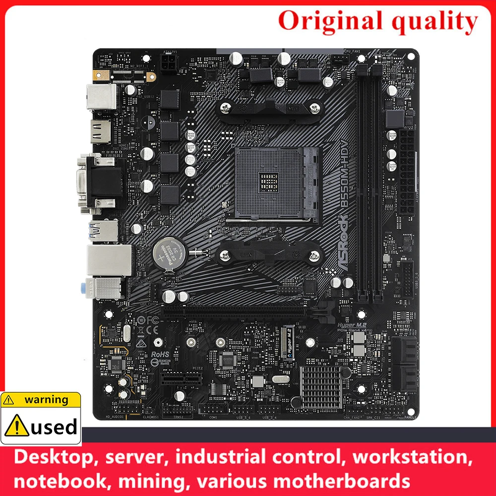 

Used For ASROCK B550M-HDV Motherboards Socket AM4 DDR4 64GB For AMD B550 Desktop Mainboard M,2 NVME USB3.0