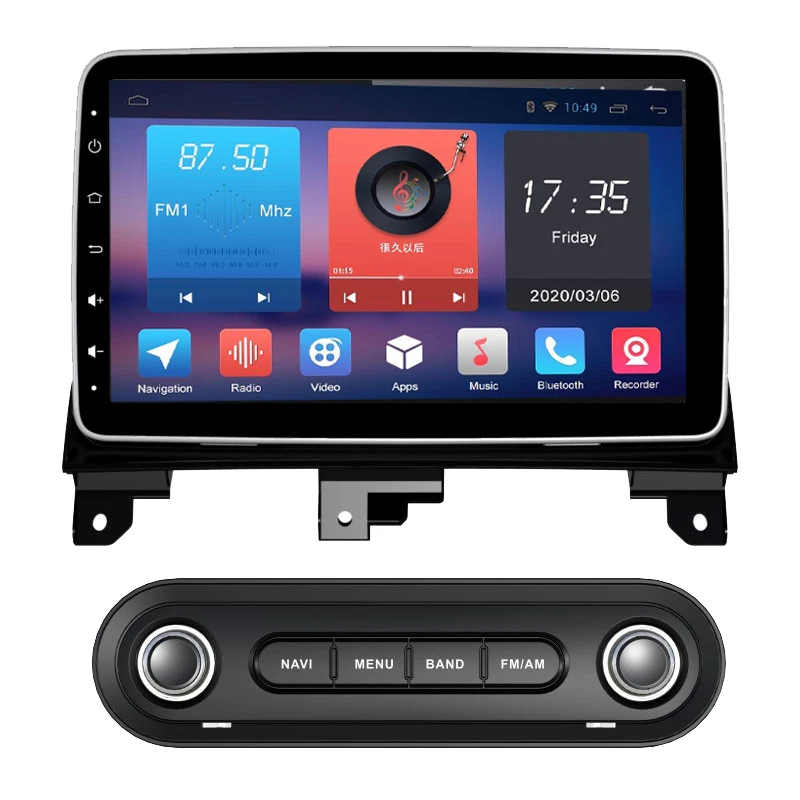 

car dvd gps radio video in/out indash car stereo for MG3 car stereo touch screen 1+16 2+32 4+64 6+128GB WITH CARPLAY