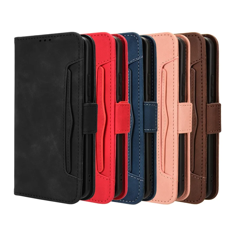 For Oppo Reno 12 Pro 5G Case Multi-card slot Cover Leather Case Protect Cover For OPPO Reno12 Pro 5G Stand Flip Wallet Case 6