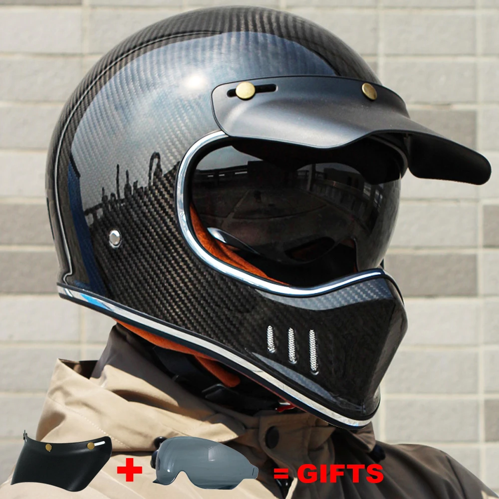 Mannen Motorfiets Helm 3C & Dot Certificering Full Face Helm Moto Helm Carbon Helm Fietshelmen| | AliExpress