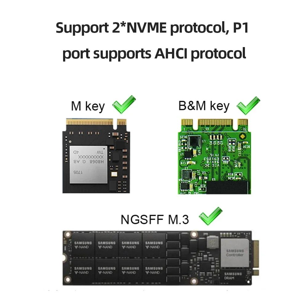    ϵ ũ ڽ, M2 SSD M Ű SSD, M.2 NVME SSD Ŭ Gen2X, 20Gbps NVME ŷ ̼, M.2 M.3 NVME PCI-E