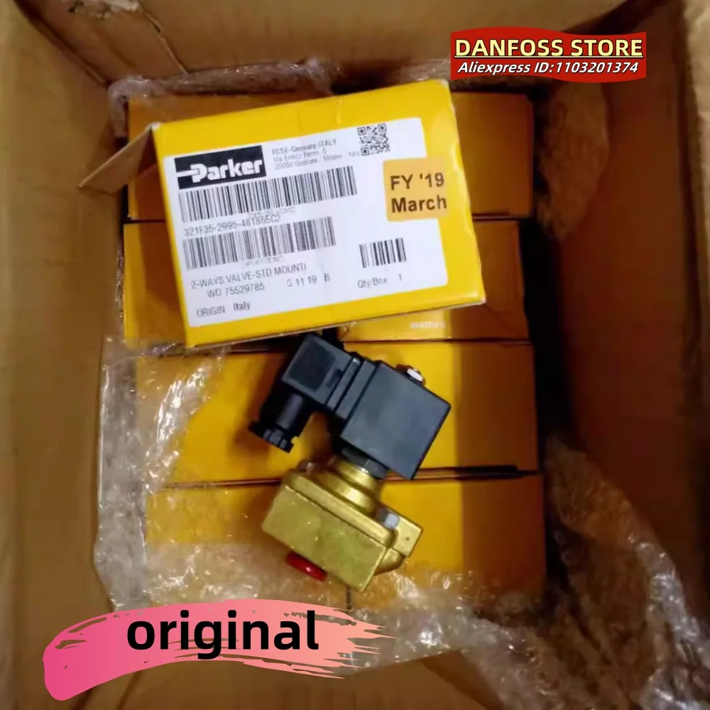 1SET Original High Pressure Solenoid 2-ways Valve with Coil 321F35 AC220V / DC24V