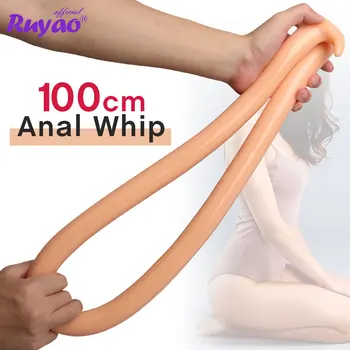 100cm Anal Plug Butt Dilator Expander Anus Masturbator Prostate Massage Erotic Sex Toys For Woman Men Long Buttplug Anal Beads 1
