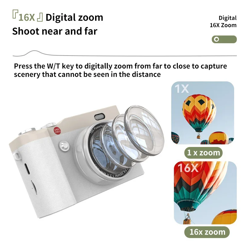 Cross-border Flip Screen Retro Campus Student Digital Camera CardCCDMicro SLR Camera HD Pixel Photography