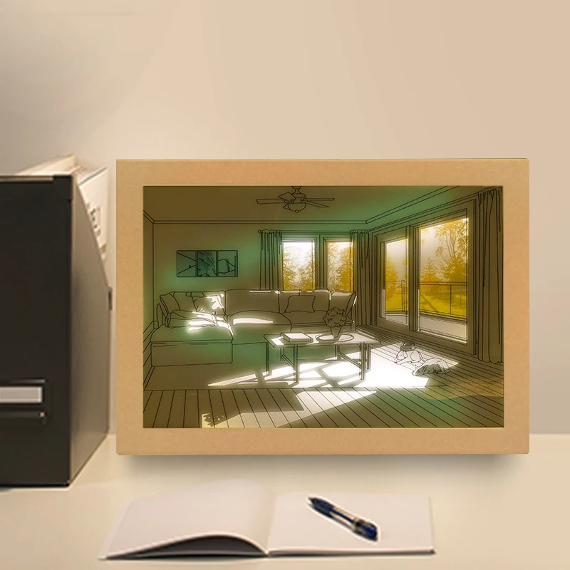 Modern Minimalist Luminous Wall Art 4