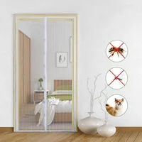 Magnetic Mosquito Net, Summer Insect Fly Control, Door Curtain Net, Living Room, Bedroom Curtain, Automatic Closing Door Screen 6