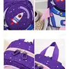 Anti Lost Children's Shoulder Bag Rocket Shape Lightweight Kindergarten School 5