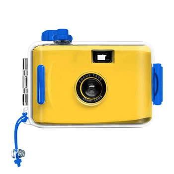 Retro Reusable 35MM Film Camera Waterproof Reloadable Film Camera Without Film Children Camera Film Camera for Shooting 4