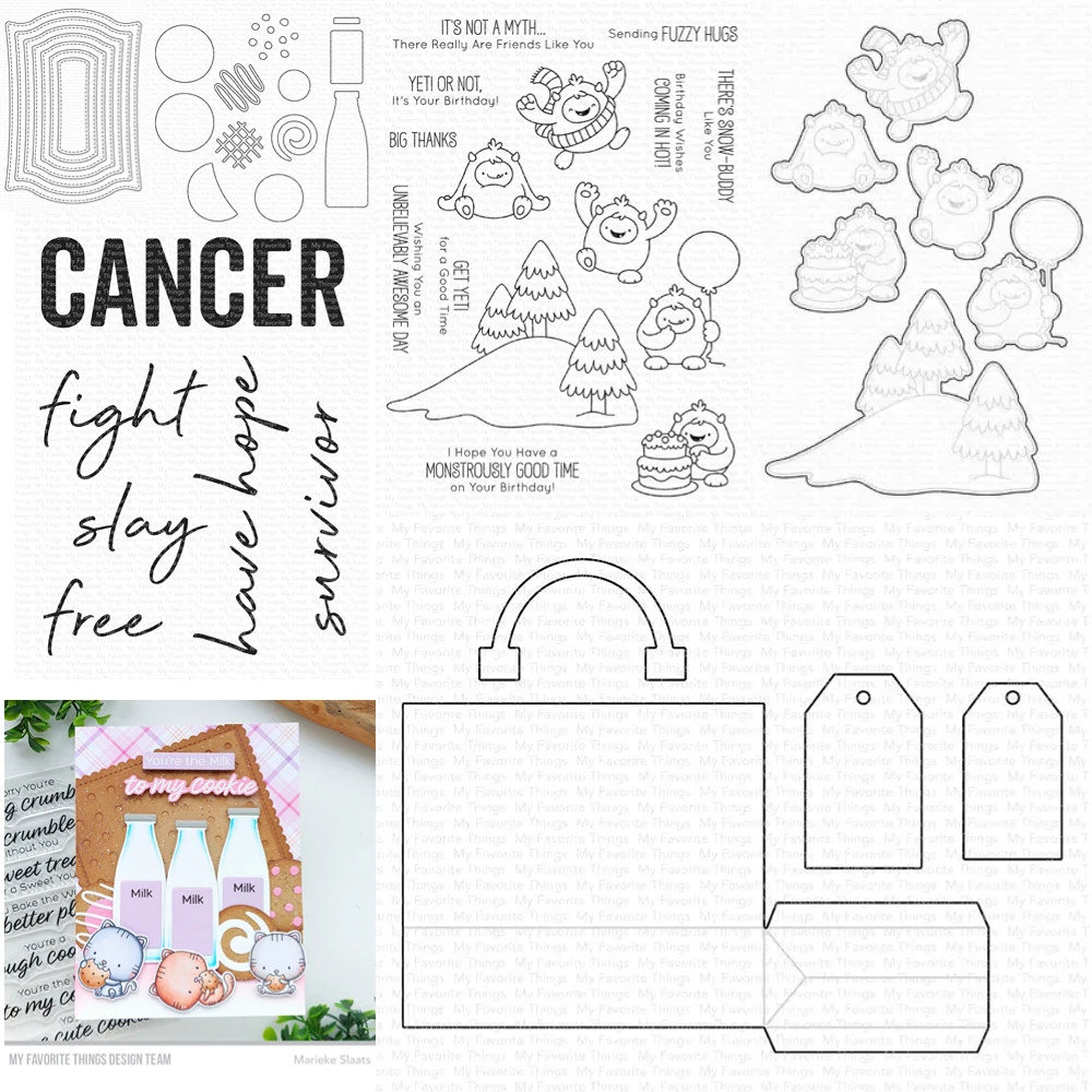 Sellos Y Troqueles De Corte Para Manualidades - Set De Silicona Y Acero, Para Scrapbooking Y Tarjetas DIY