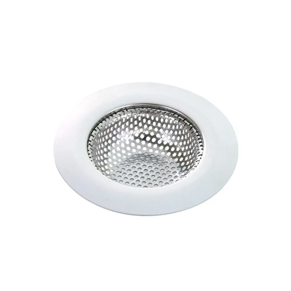 

Anti-clogging Mesh Sink Strainer Filter Flume Filter Mesh Fine Hat Shape Stainless Steel Sink Strainer Rough Hole Bathroom