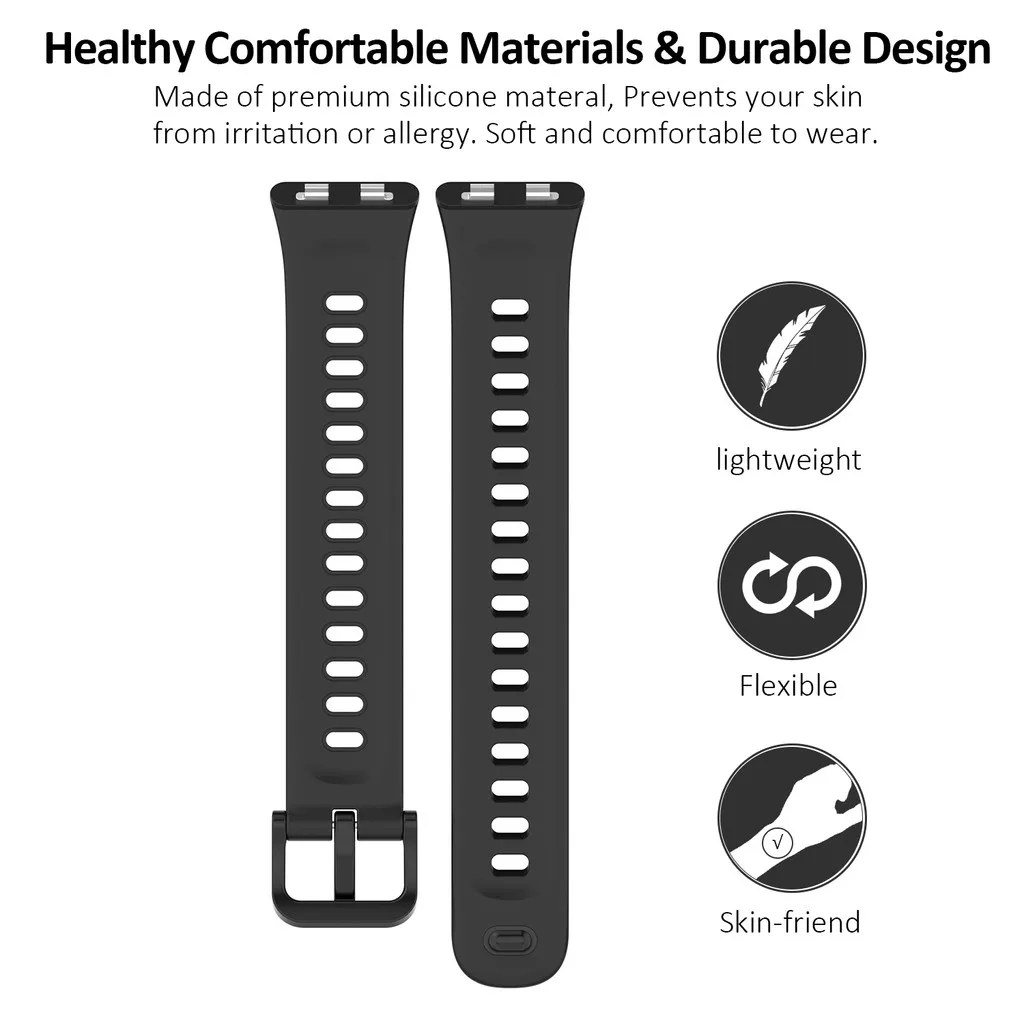 Silicone Watchband with TPU Protective Case - Durable & Versatile Replacement Wristband Accessory