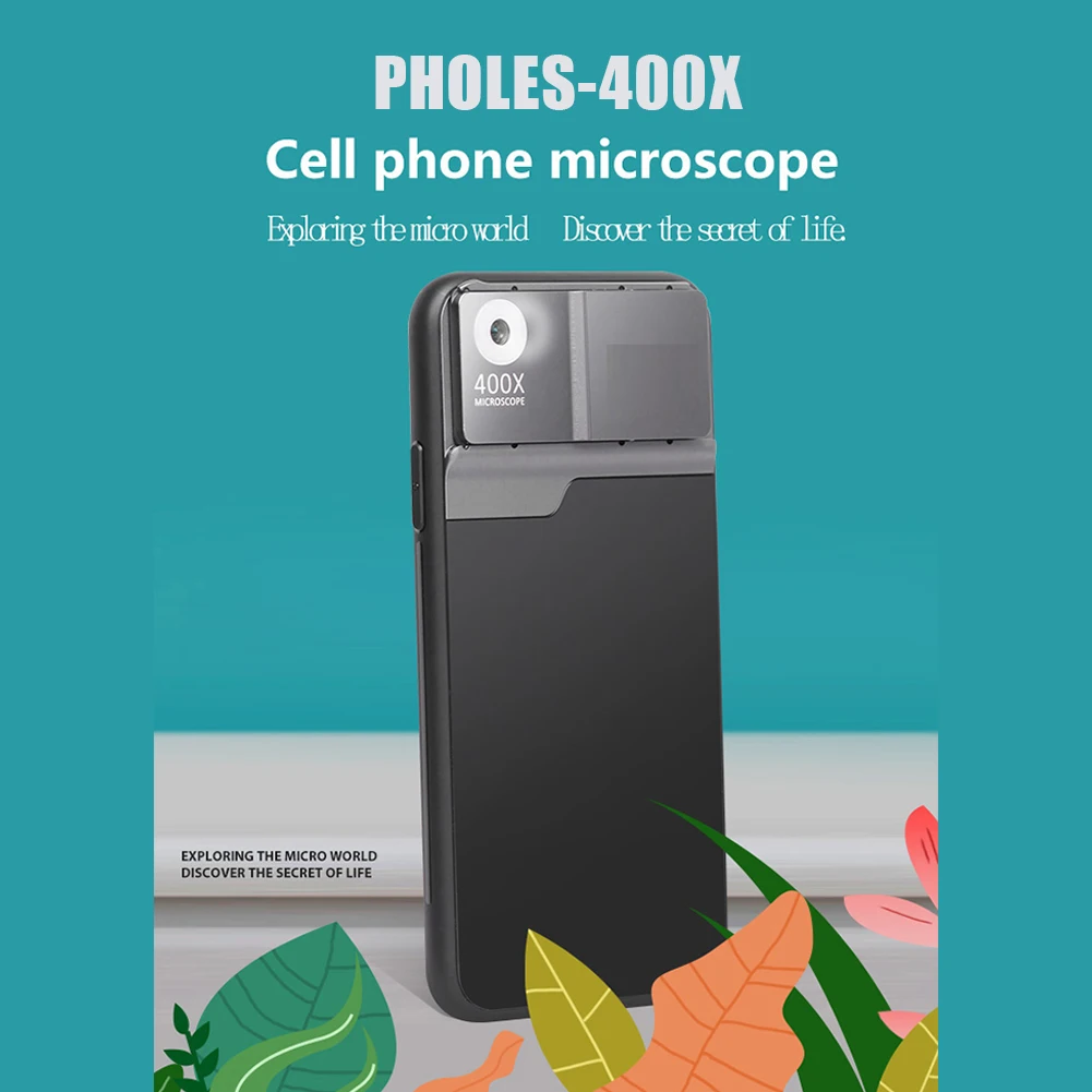 400X Microscope Phone Lens Case Kit Professional for iphone 13 Pro