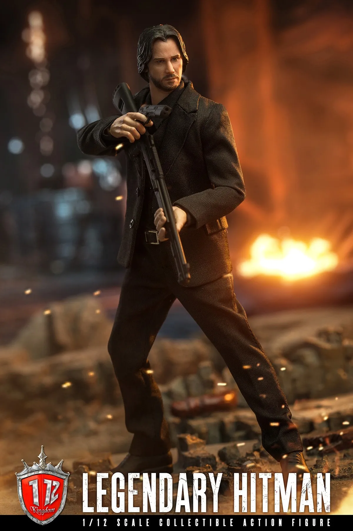 Kingdom KD-9001 1/12 Scale Legendary Male Assassin John Wick Full