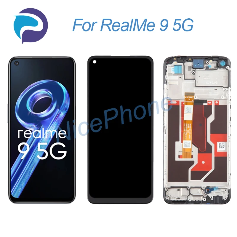 

For RealMe 9 5G LCD Screen + Touch Digitizer Display 2412*1080 RMX3474 For RealMe 9 5G LCD screen Display