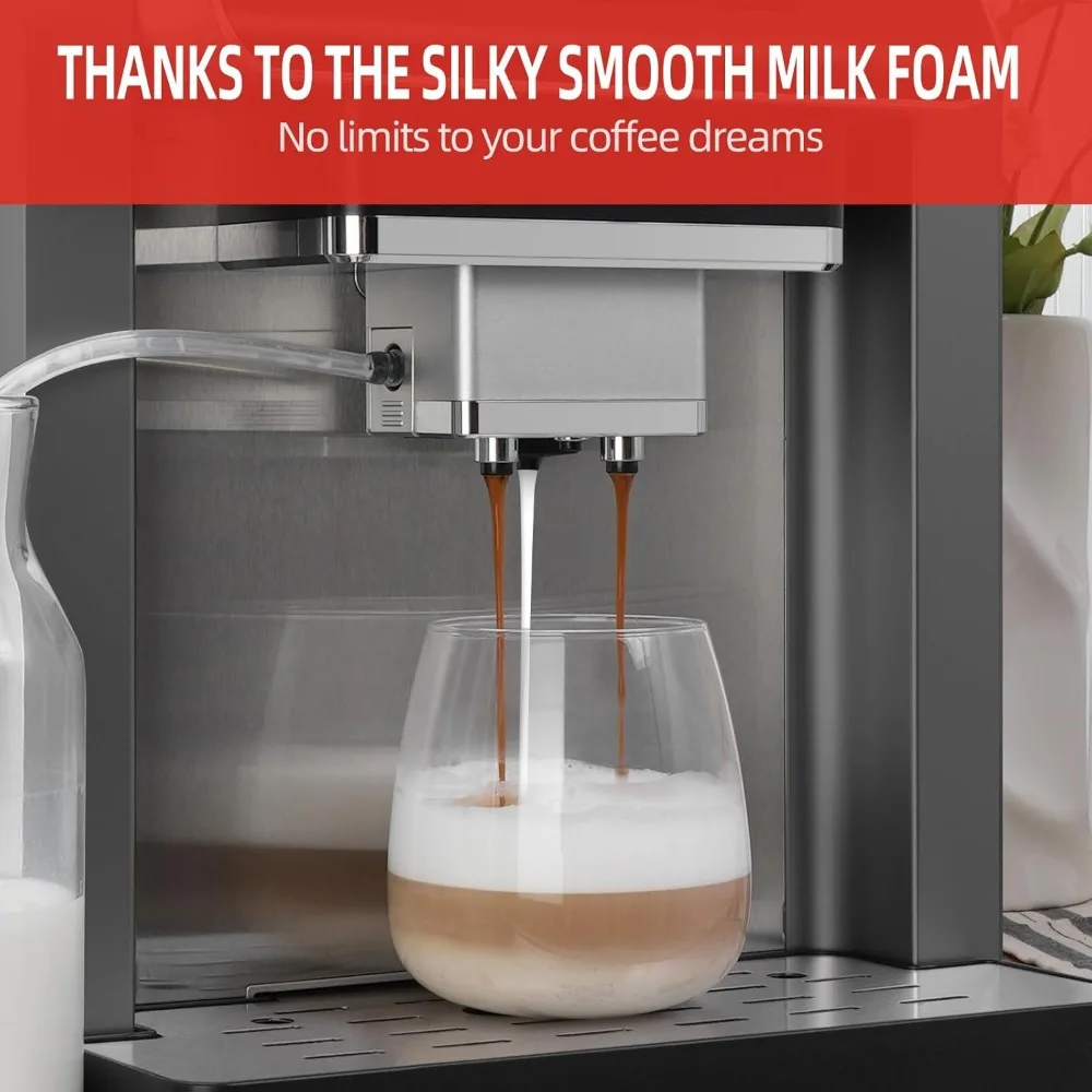 Fully Automatic Espresso Machine with Milk Frother