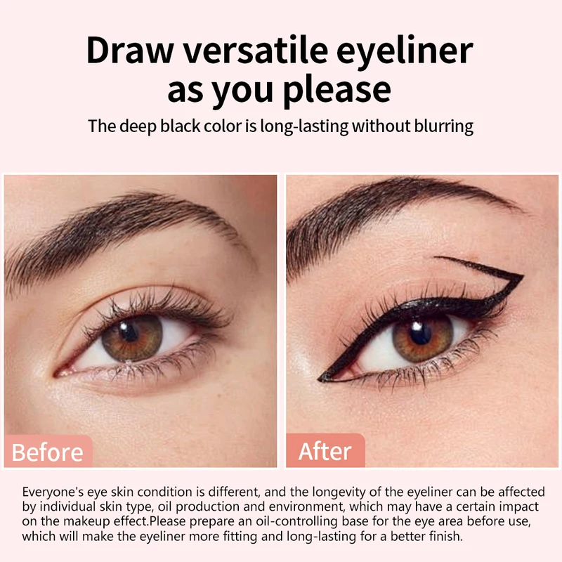 1PC eyeliner pen waterproof, fast drying, durable, smooth