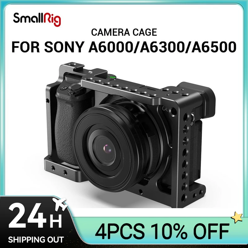 Smallrig-ミニカメラケージforsony  a6000/a6300/a6500/Nex-7,マイクロカメラプラットフォーム,マイク1661用靴マウント付き