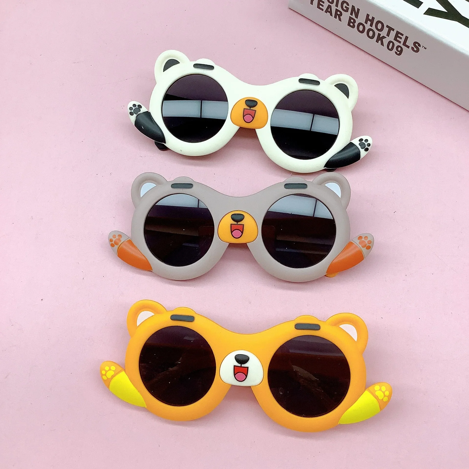 Kids sunglasses Children sunglasses Cartoon Tiger Outdoor Sun Protection UV400