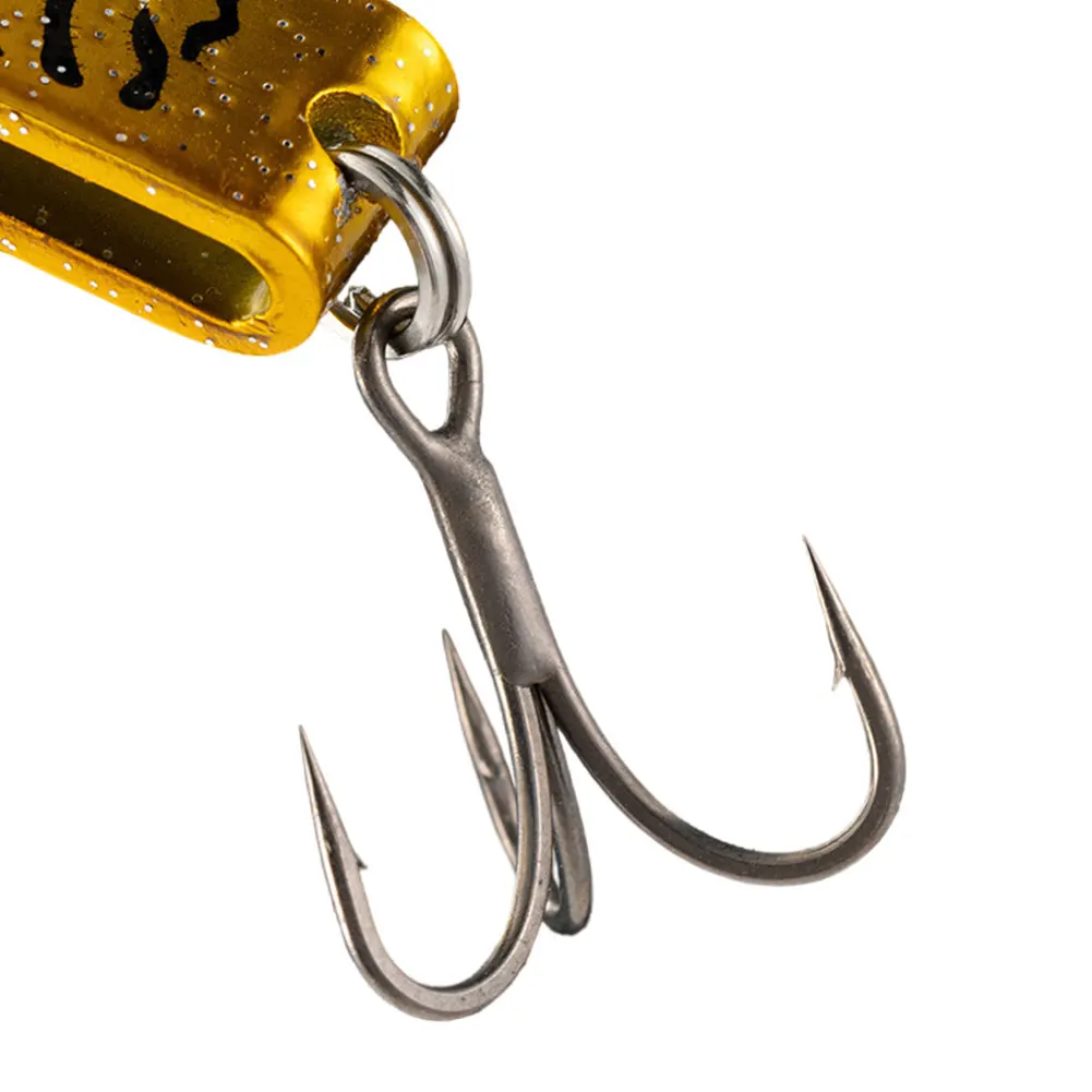 Metal Spinner Bait Fishing Lures with Tackle Box for Bass Trout Salmon
