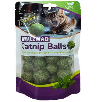 Edible Catnip Mint Ball Toy 1