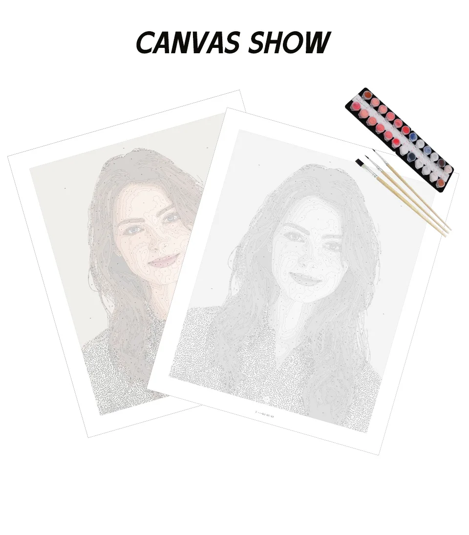 Malen nach Zahlen Dropshipping Personalisiertes Foto Individuelles DIY-Bild Zeichnen und Ausmalen nach Zahlen Acryl Katze für Erwachsene Ohne Rahmen – Detail 7