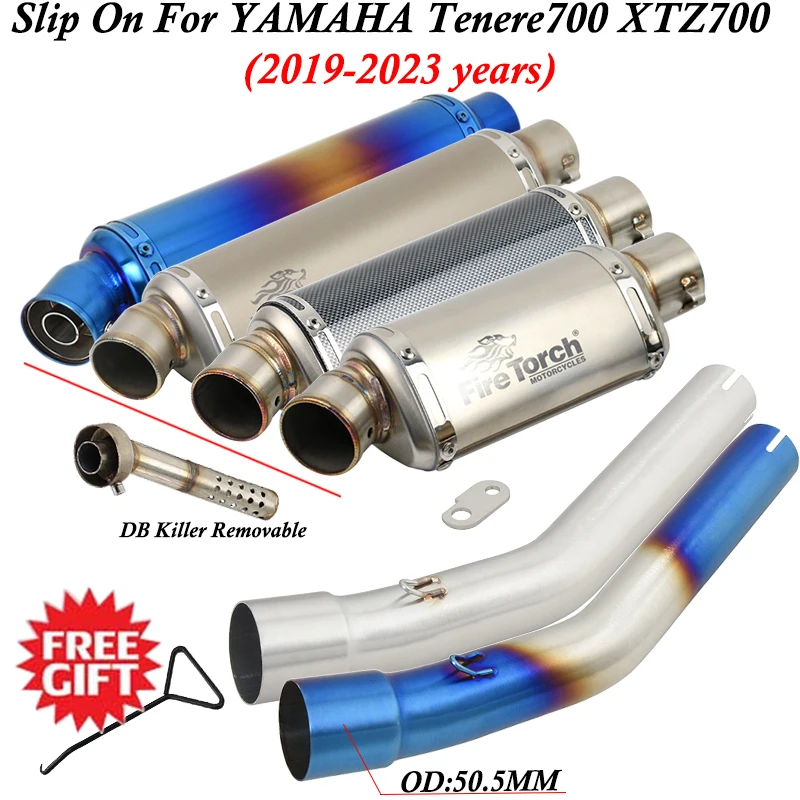

Выхлопной глушитель для мотоцикла YAMAHA Tenere700 Tenere 700 XTZ700 XTZ-700 2019 - 2023