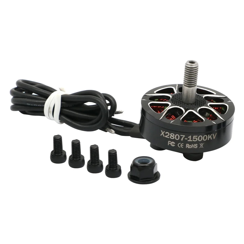 Moteur Brushless X2807 1300KV-1700KV pour Drone FPV Course 4 pièces