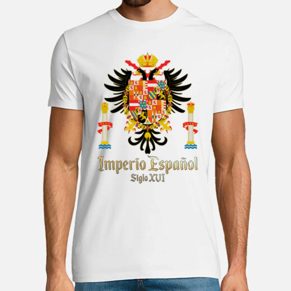 

Imperio Español Siglo XXI Men T-Shirt Short Sleeve Casual Cotton O-Neck Mens T Shirts