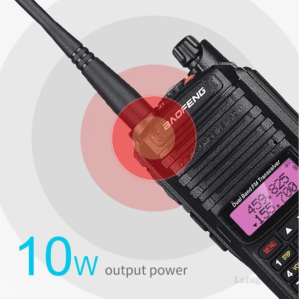 Waterproof Walkie Talkie IP68 Baofeng UV-9R Plus 10km High Power 10W Dual Band Two Way Radio UHF VHF Portable Ham Radio UV9RPLUS 4