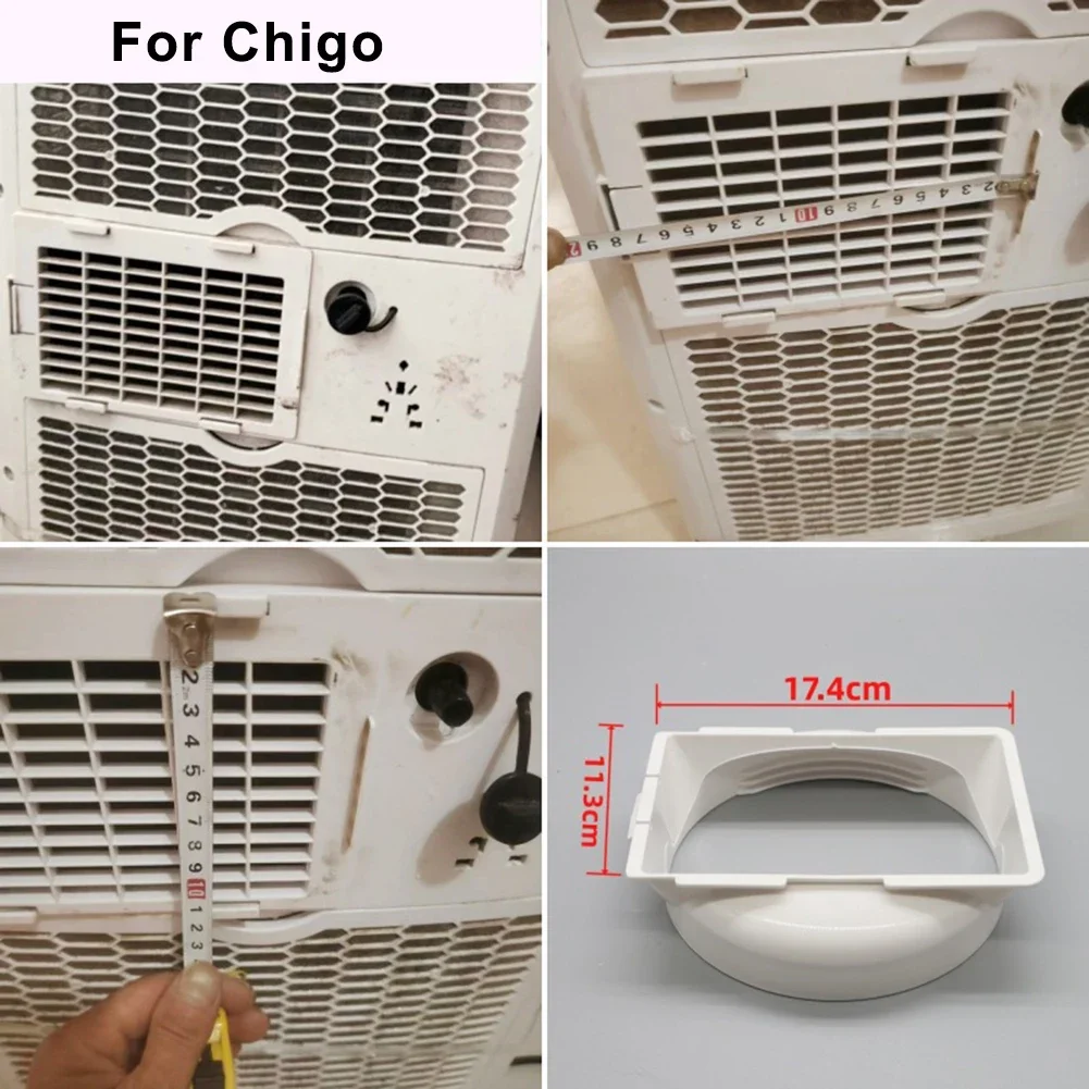 Chigo 에어컨 15cm 배기 파이프 조인트 가전 액세서리 용 1pcs 모바일 에어컨 배기 덕트 인터페이스