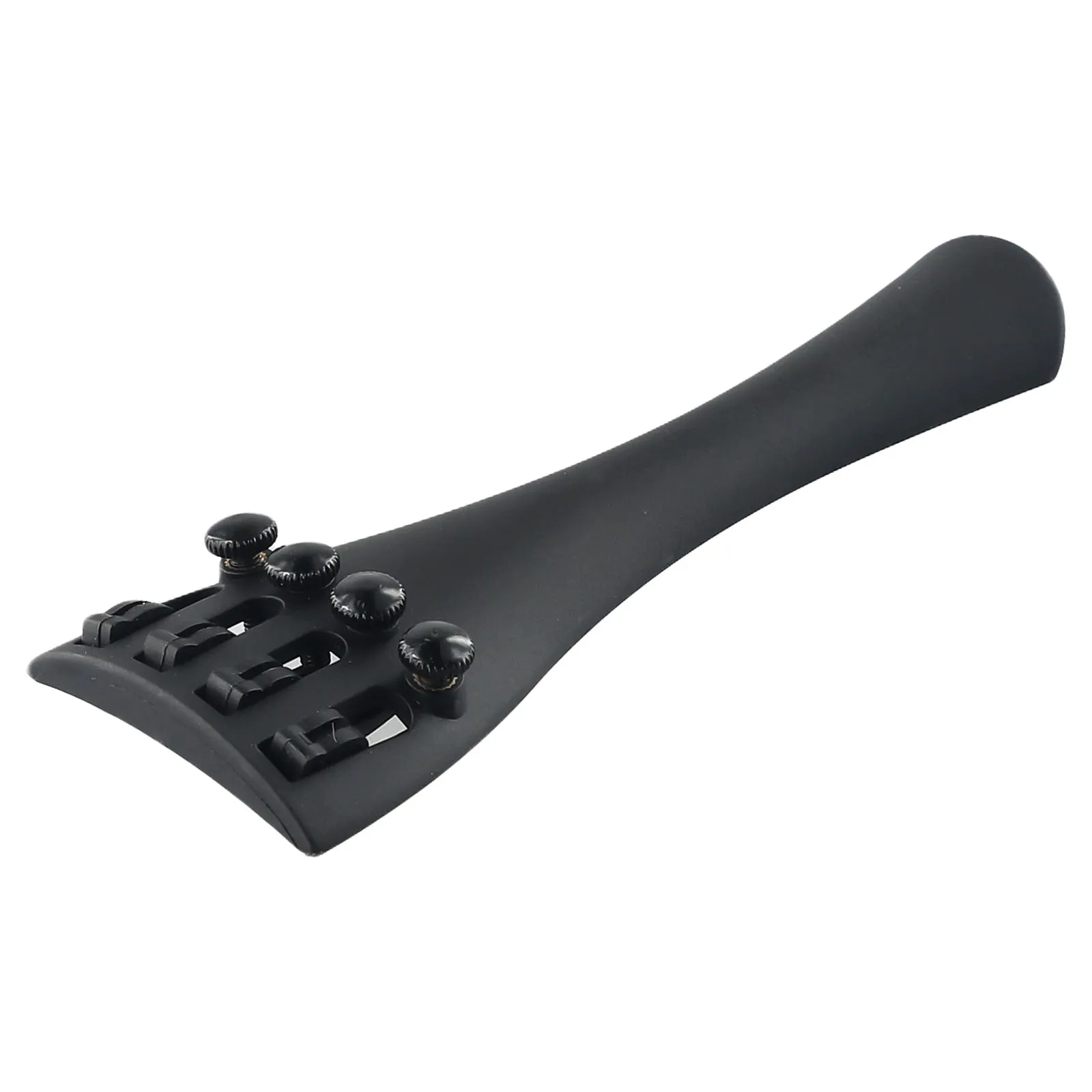 

Violin Tail Tailgut Tailpiece Adjuster 1 PC 10.9*4.2*1.6cm 18.3g Black Carbon Fiber Material Copper Nuts Brand New