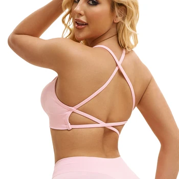Soutien-Gorge Sport Sans Couture Dos Croisé
