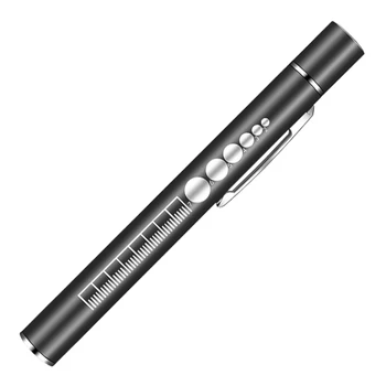 USB Rechargeable Medical Handy Pen Light Mini Nursing Flashlight LED Torch Lamp With Clip Pocket Led Flashlight LED Pocket Torch 3