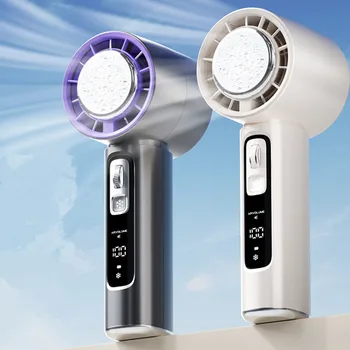 2024 Portable Handheld Electric Fan – 4000mAh USB, Semiconductor Cooling 1