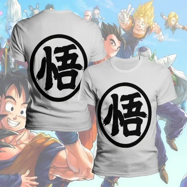 thumbnail image 1 of Nueva camiseta de cuello redondo para hombre con estampado 3D de Dragon Ball Wukong, transpirable, de secado rápido, cómoda y deportiva para padres e hijos, 1 of 5