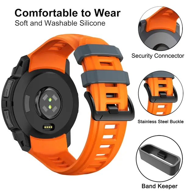 Instinct For Garmin Instinct Instinct 2S Sport Silicone Watch