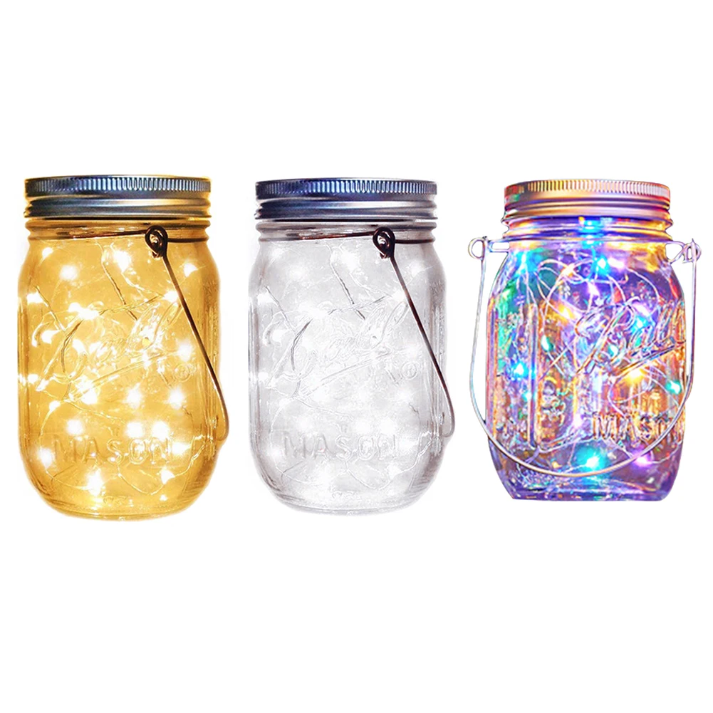 Outdoor solar string lights waterproof for Xmas patio garden ornament