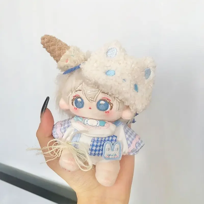 Milk candy rabbit 10cm baby clothes cute cotton doll clothes pajamas with eye mask set 3