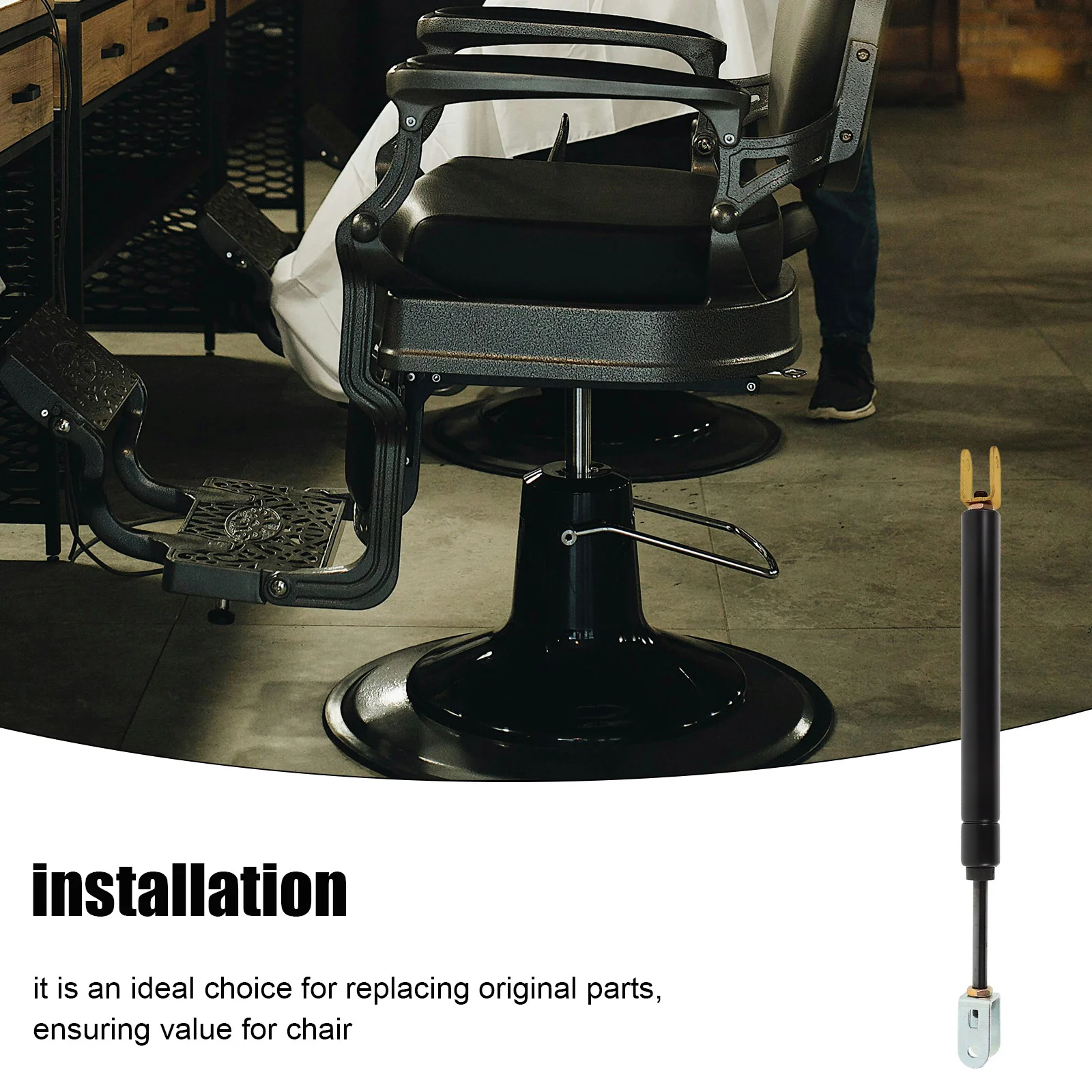 Beauty Salon Replacement Barber Chair Gas Spring Mounting Rod Chair Repair Part Hydraulic Replacement For Barber