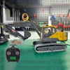 Double E E010 RC Hydraulic Excavator 1/14 EC160 Electric Upgrade Hydraulic Excavator Metal Model Remote Control Car Toys for Boy 3
