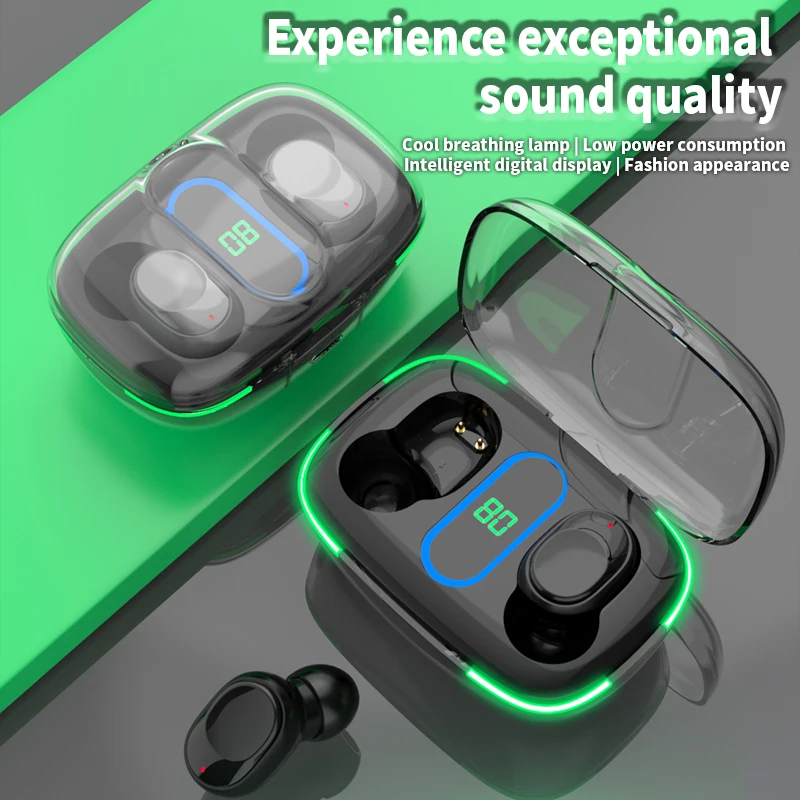 Auricolare Wireless Bluetooth Originale Y90 Tws Cuffie Bluetooth 5.3 In-Ear Sport Stereo Fone Auricolari Bluetooth Per Xiaomi Iphone