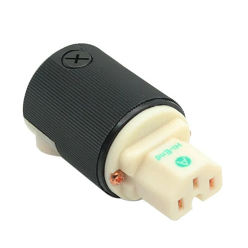 Premium Pure Copper Plated HiFi Audio AC Power Plug - 15A 125V