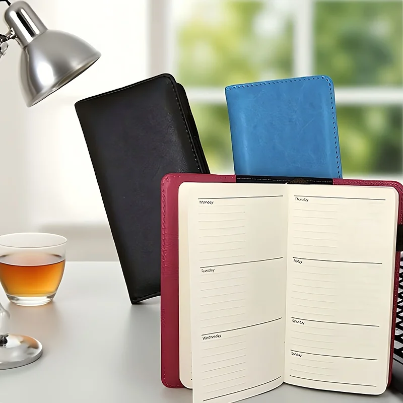 Multifunctional Planner Set with Metal Pen and Removable Pages – Portable Notebook & Notepad for Meetings and Journaling