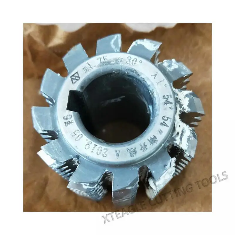 HSS Module M1.75 Involute Spline Gear Hob Cutter PA30 degree 55*50*22hole gear hob cutter