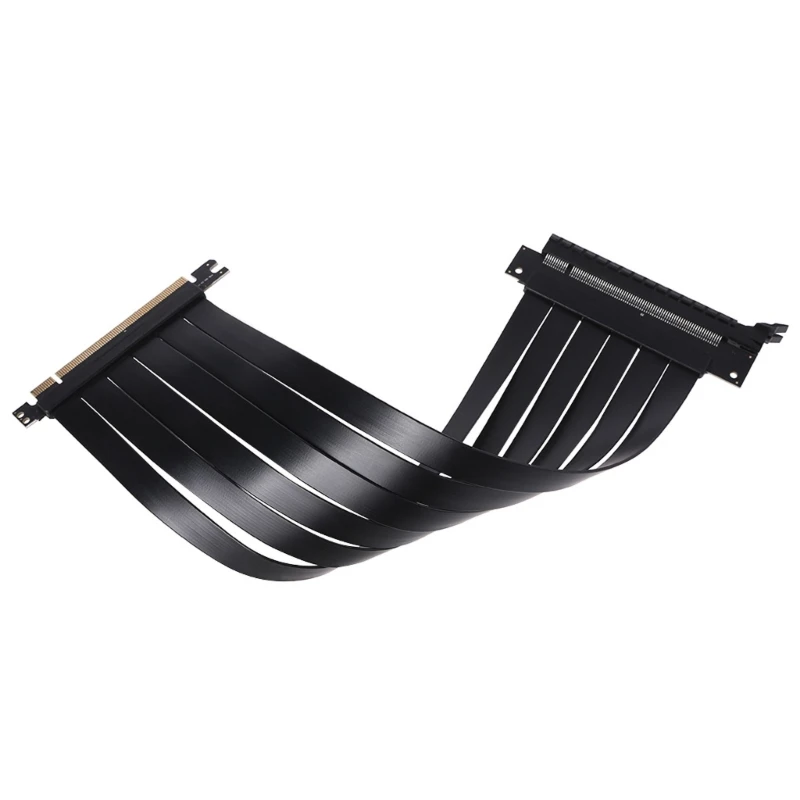 D0ua Riser Cabo Pci para Expresso 16x Placa de Cabo Flexível de Alta Velocidade Extensão Porta Adaptador Cartão Pcie 3.0 X16 Riser para Gpu - Imagem 6