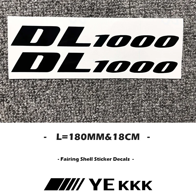 2X 180MM Motorcycle Fairing Shell Hub Head Shell Fuel Tank Sticker Decal For SUZUKI DL1000 V-strom 1000 Sticker Decal