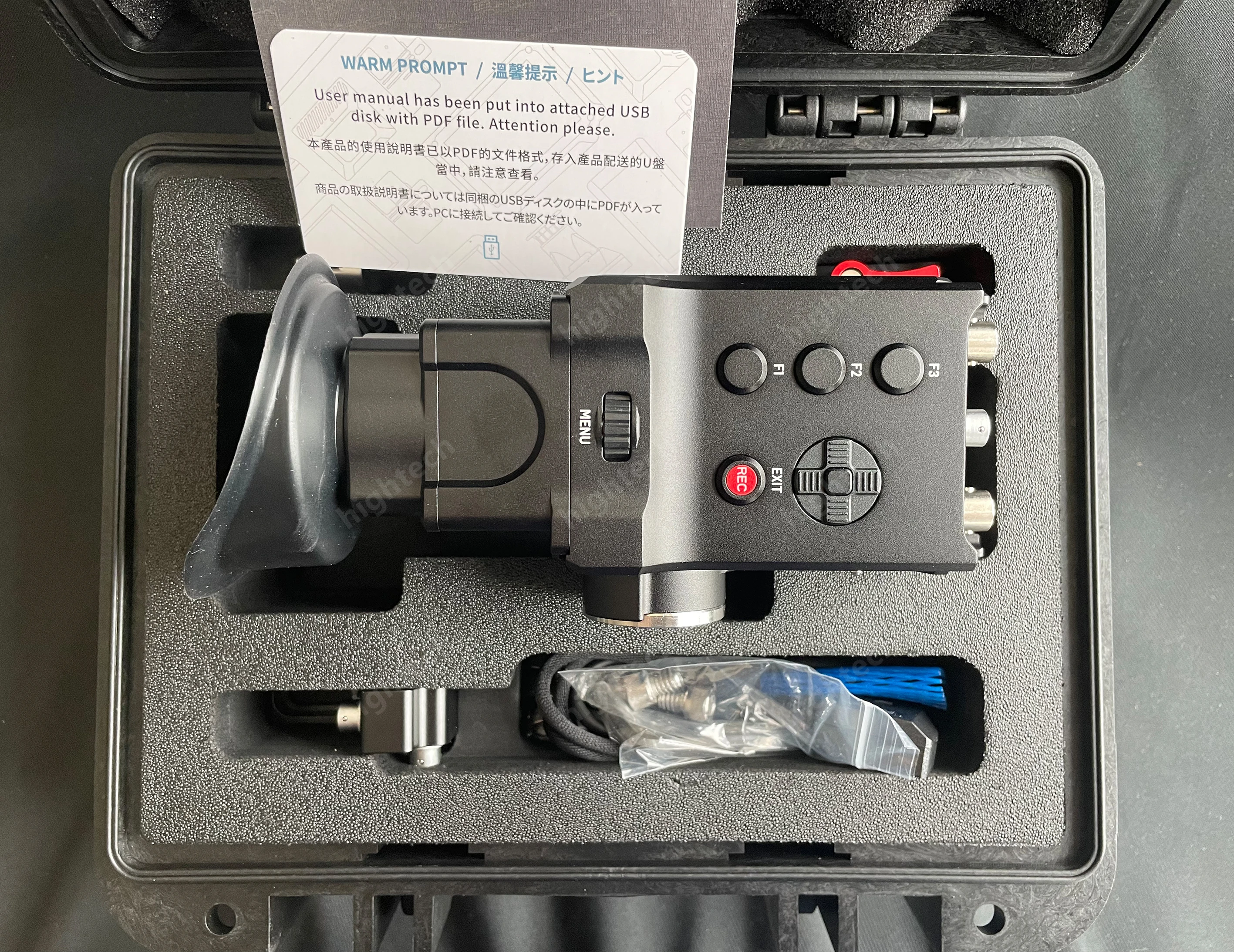 OEYE-RED EVF LEYE SDI 4K Electronic Portable Viewfinder 1440 x 900 Luma Waveform