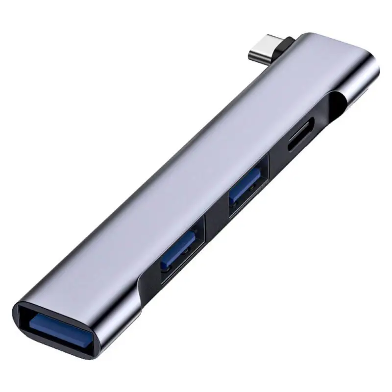 PD 고속 USB-C USB 허브, USB 3.0 사용, 5Gbps 휴대용 C타입 도킹 스테이션, 컴퓨터 액세서리용 4 in 1 USB 허브