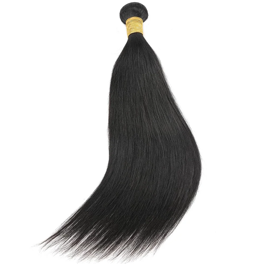 10A Brazilian Bundles Human Hair 100% Unprocessed Virgin Remy Hair Natural Black Bundles Weave Hair Extensions for Black Women